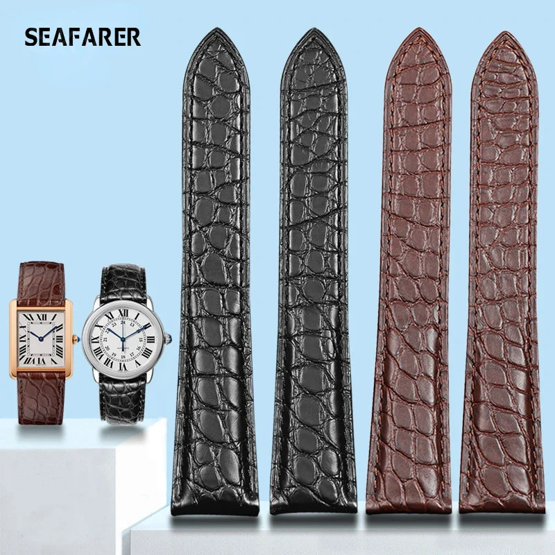 Cartier Watch Tank - Cinturino per orologio in vera pelle