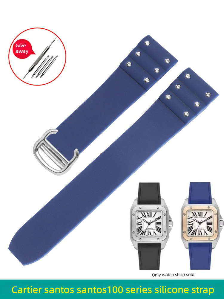 Cinturino in Gomma Siliconica  - Cartier Watch Santos recensione e prezzo
