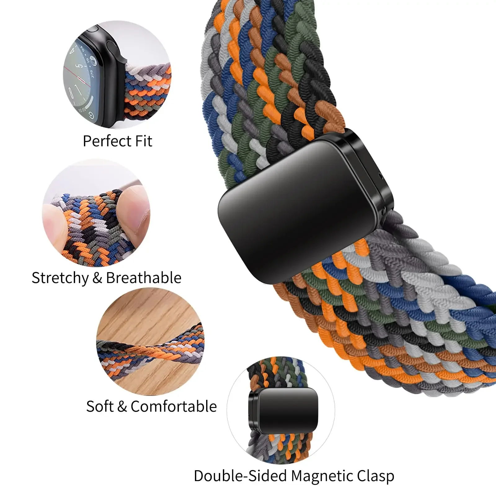 Cinturino a Treccia in Nylon p - Milanese Loop Magnetic recensione e prezzo
