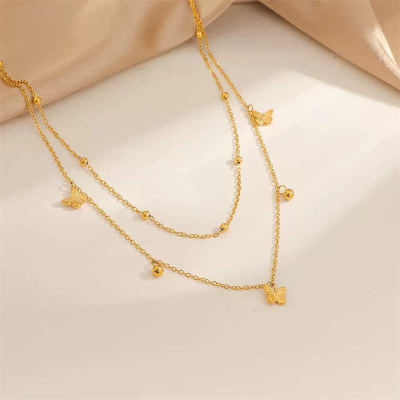 GANEMLY Collana con Ciondolo a - Butterfly Clasp Deployant recensione e prezzo