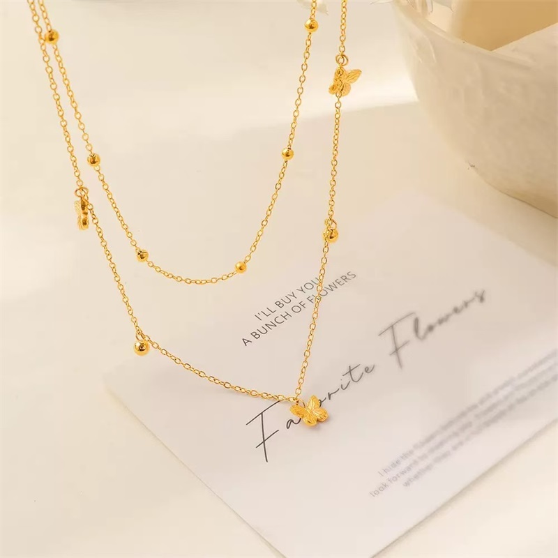 GANEMLY Collana con Ciondolo a - Butterfly Clasp Deployant recensione e prezzo