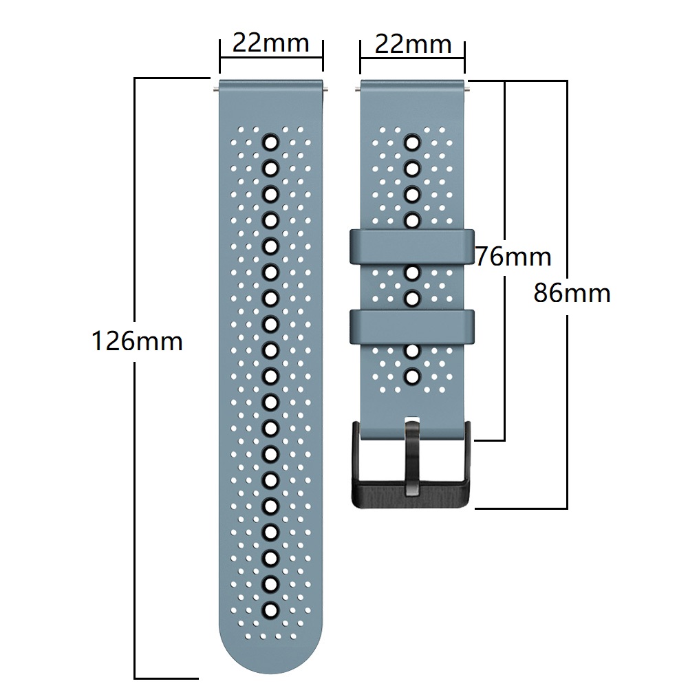 Cinturino da 22 mm per HONOR W - Silicone Watch Band 22Mm recensione e prezzo