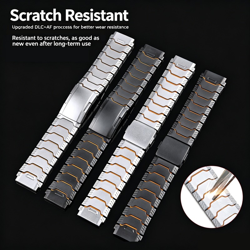 Cinturino in Gomma e Titanio d - Silicone Watch Band 22Mm recensione e prezzo